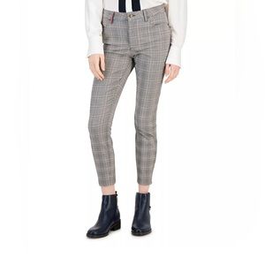 Tommy Hilfiger Women's Glen Plaid Straight Skinny Pants